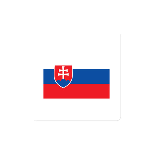 National Flag Magnets - Collection 2 Slovakia / 4x4 / White