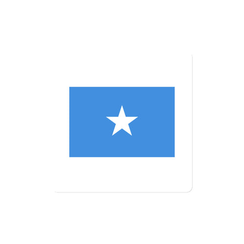 National Flag Magnets - Collection 2 Somalia / 4x4 / White