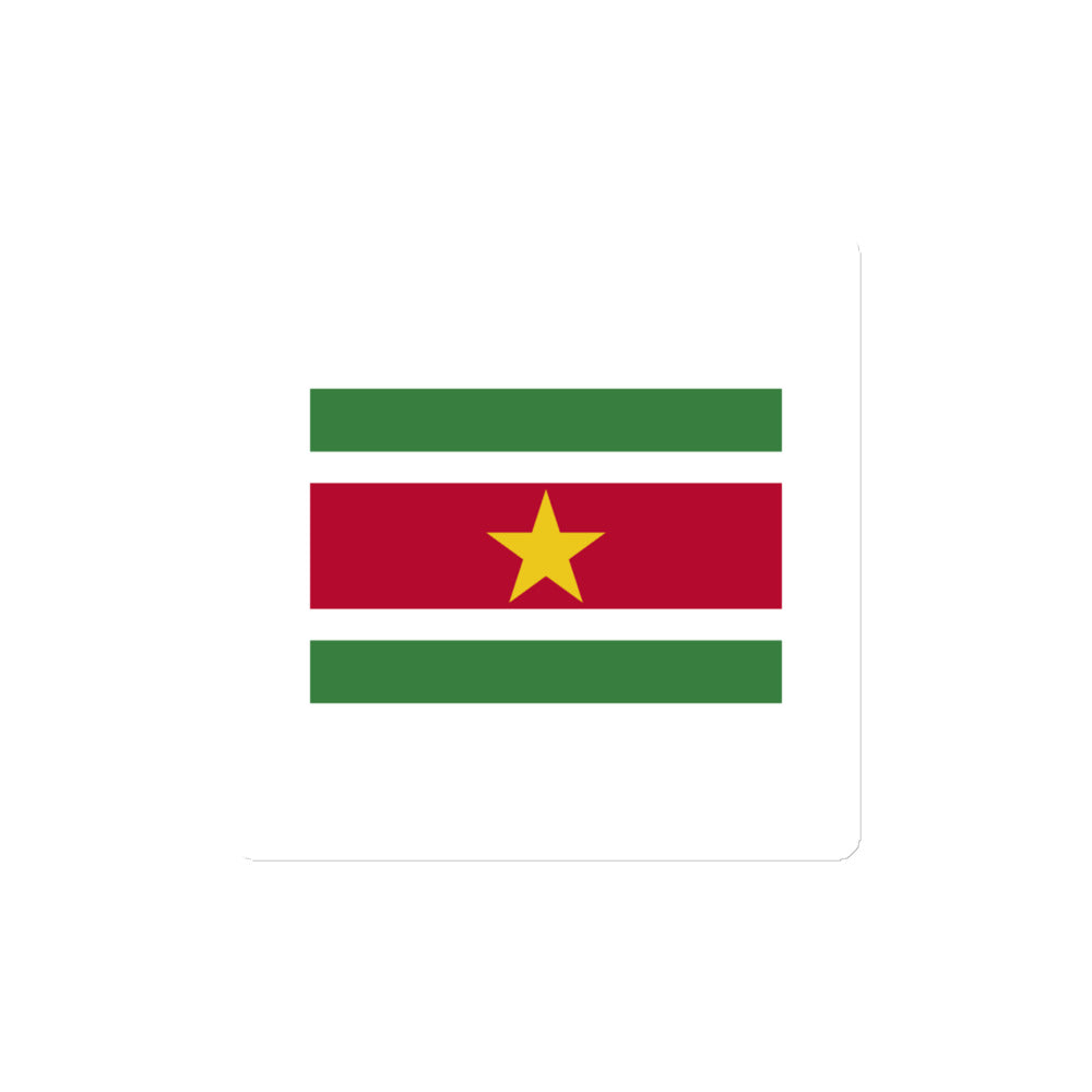 National Flag Magnets - Collection 2 Suriname magnet-4x4