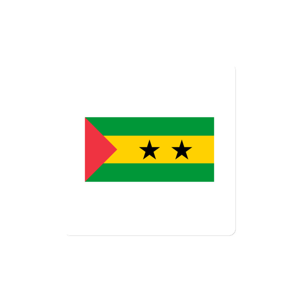 National Flag Magnets - Collection 2 Sao Tome & Principe magnet-4x4