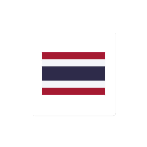 National Flag Magnets - Collection 2 Thailand / 4x4 / White