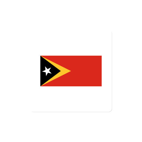 National Flag Magnets - Collection 2 Timor-Leste / 4x4 / White