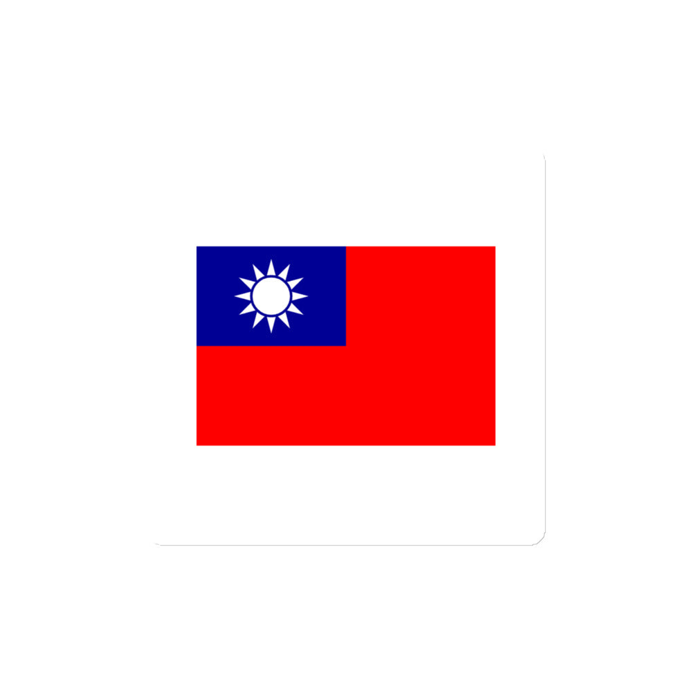 National Flag Magnets - Collection 2 Taiwan magnet-4x4