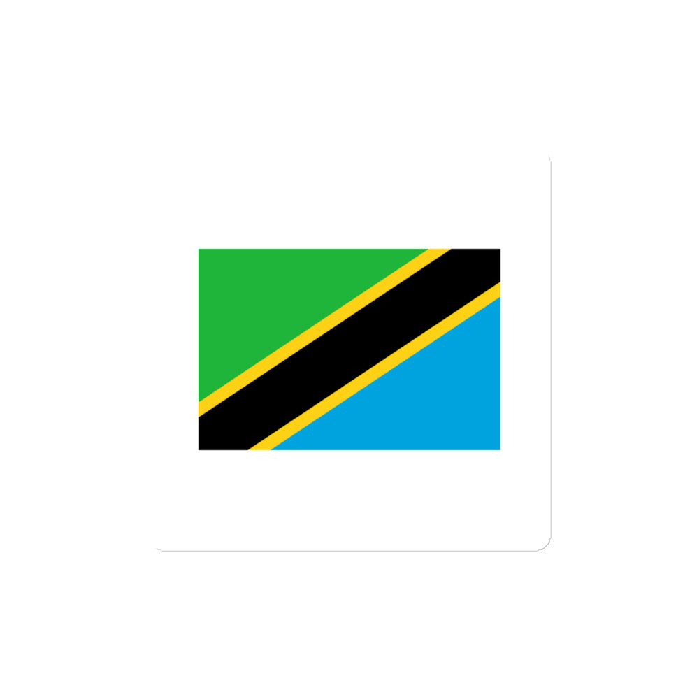National Flag Magnets - Collection 2 Tanzania magnet-4x4