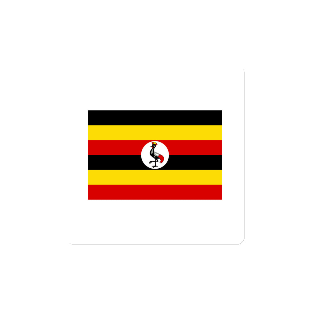National Flag Magnets - Collection 2 Uganda magnet-4x4