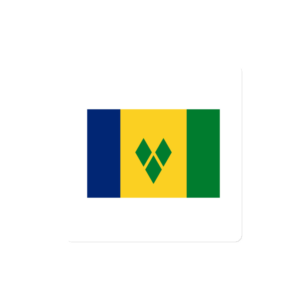 National Flag Magnets - Collection 2 St. Vincent & Grenadines magnet-4x4