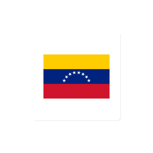 National Flag Magnets - Collection 2 Venezuela / 4x4 / White