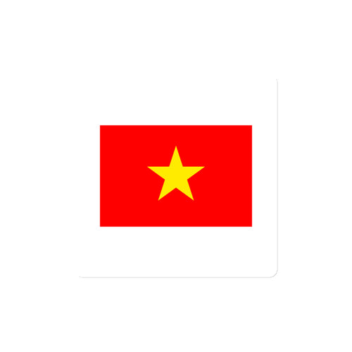 National Flag Magnets - Collection 2 Vietnam / 4x4 / White