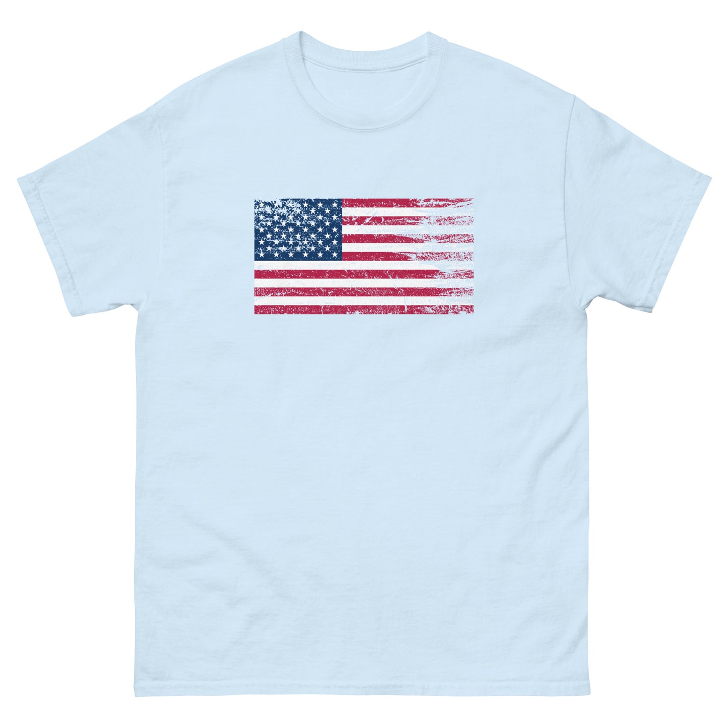 Grunge Flag T-shirt | Vintage-Inspired American Flag Tee