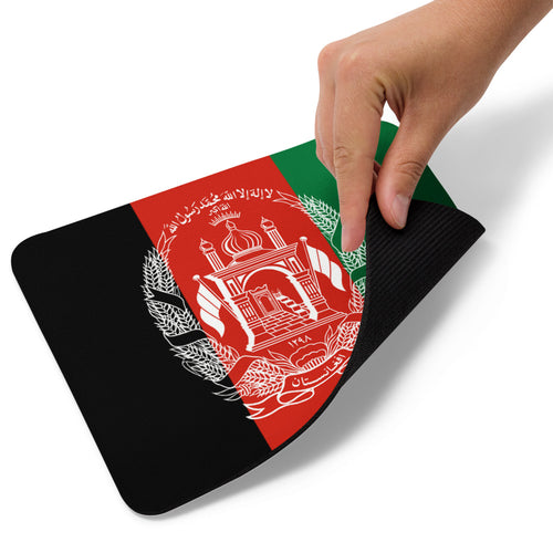 National Flag Mouse Pads - Collection 1 Afghanistan / 8.7x7.1 / White