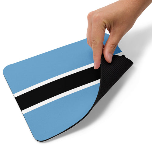 National Flag Mouse Pads - Collection 1 Botswana / 8.7x7.1 / White
