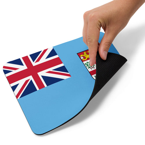 National Flag Mouse Pads - Collection 1 Fiji / 8.7x7.1 / White