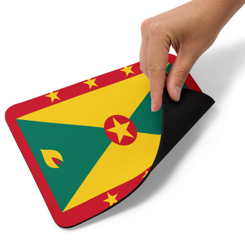 National Flag Mouse Pads - Collection 1 Grenada / 8.7x7.1 / White