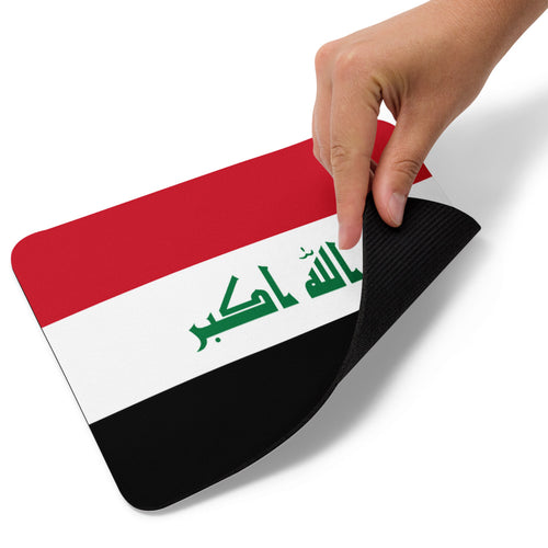 National Flag Mouse Pads - Collection 1 Iraq / 8.7x7.1 / White