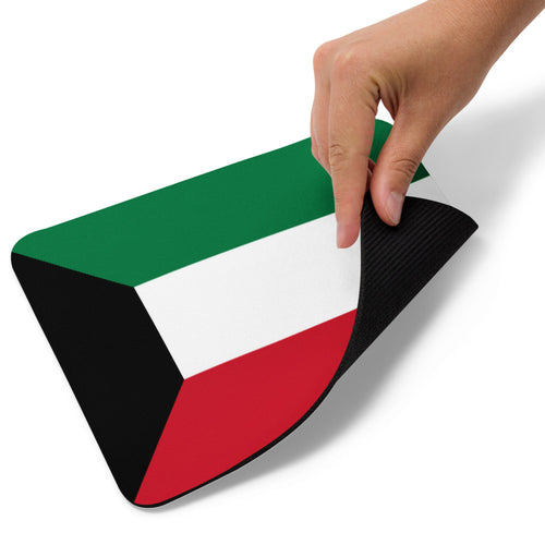 National Flag Mouse Pads - Collection 1 Kuwait / 8.7x7.1 / White