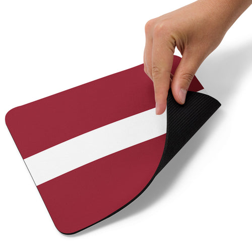National Flag Mouse Pads - Collection 2 Latvia / 8.7x7.1 / White