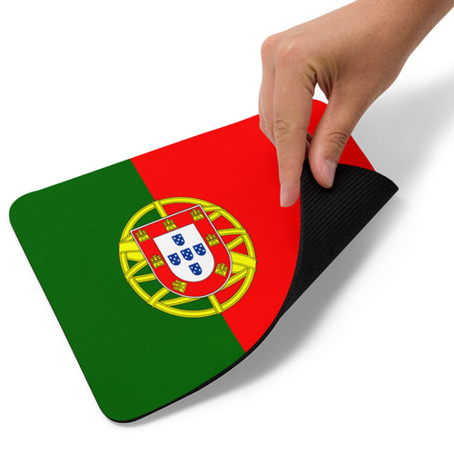 National Flag Mouse Pads - Collection 2 Portugal / 8.7x7.1 / White