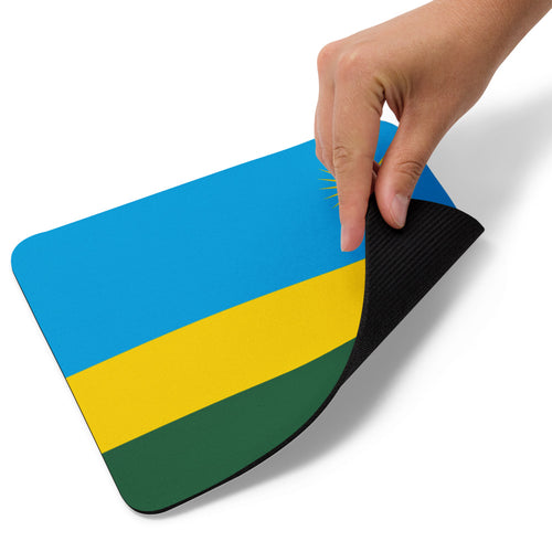 National Flag Mouse Pads - Collection 2 Rwanda / 8.7x7.1 / White