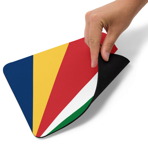 National Flag Mouse Pads - Collection 2 Seychelles / 8.7x7.1 / White