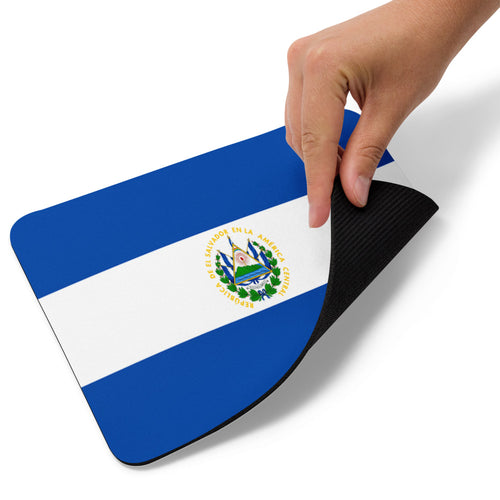 National Flag Mouse Pads - Collection 2 El Salvador / 8.7x7.1 / White