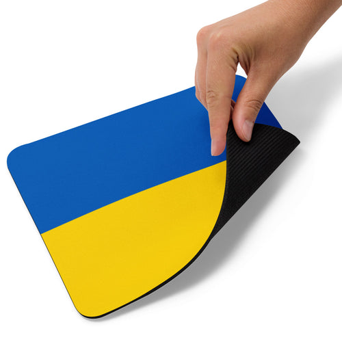 National Flag Mouse Pads - Collection 2 Ukraine / 8.7x7.1 / White