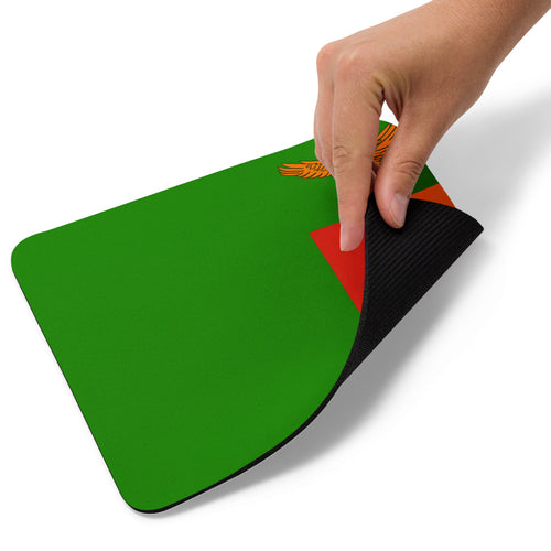 National Flag Mouse Pads - Collection 2 Zambia / 8.7x7.1 / White