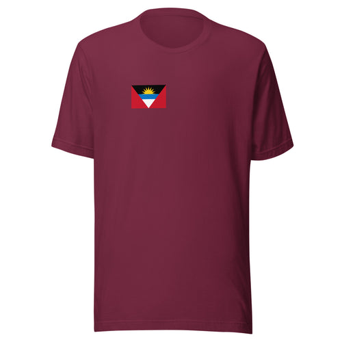 National Flag Shirts - Collection 1 Antigua and Barbuda / S / Maroon