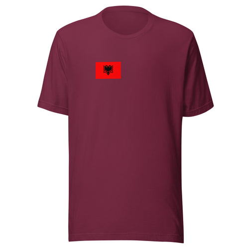 National Flag Shirts - Collection 1 Albania / S / Maroon