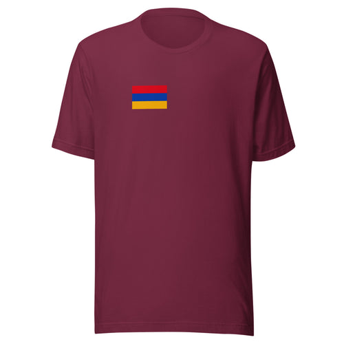 National Flag Shirts - Collection 2 Armenia / S / Maroon