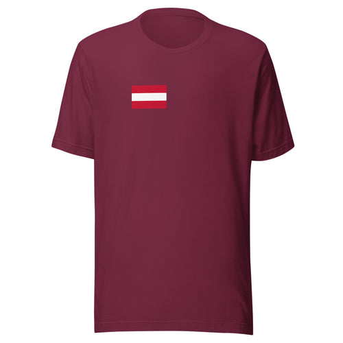 National Flag Shirts - Collection 2 Austria / S / Maroon