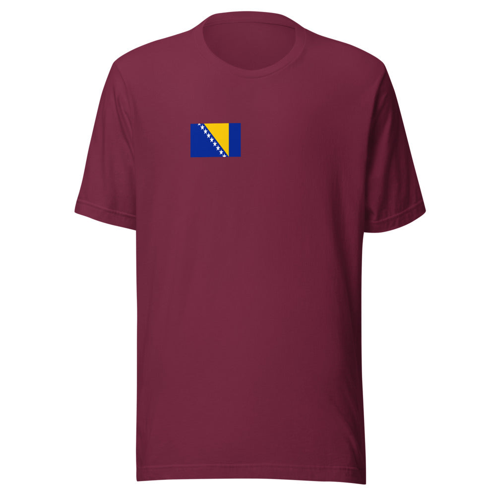 National Flag Shirts - Collection 3 Bosnia and Herzegovina mshirt-s