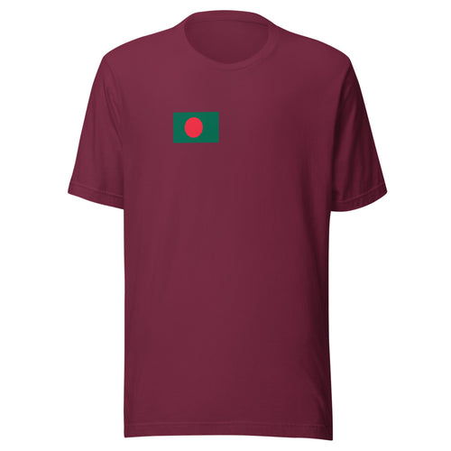 National Flag Shirts - Collection 3 Bangladesh / S / Maroon