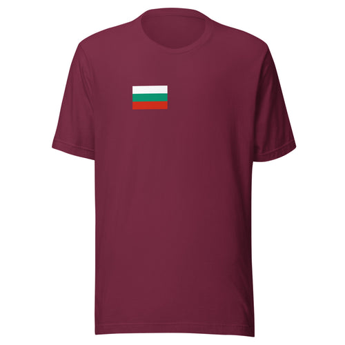 National Flag Shirts - Collection 4 Bulgaria / S / Maroon
