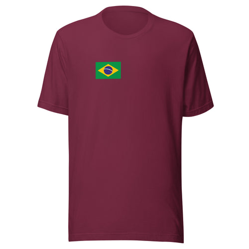 National Flag Shirts - Collection 5 Brazil / S / Maroon