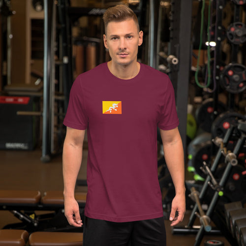 National Flag Shirts - Collection 5 Bhutan / S / Maroon