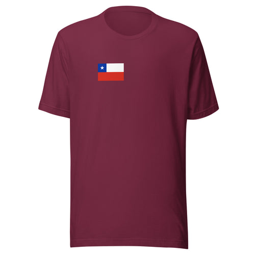 National Flag Shirts - Collection 7 Chile / S / Maroon
