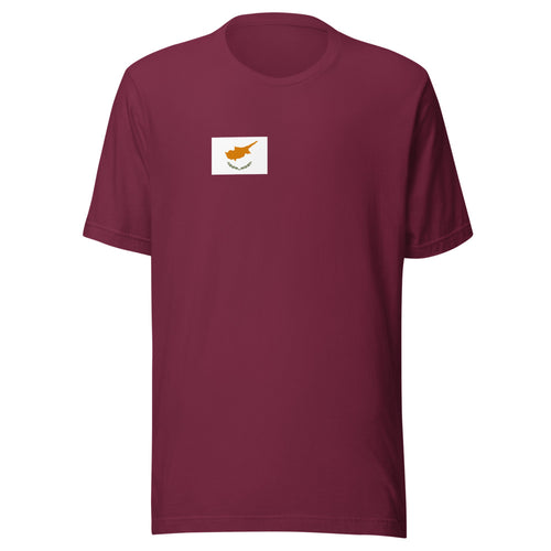 National Flag Shirts - Collection 8 Cyprus / S / Maroon