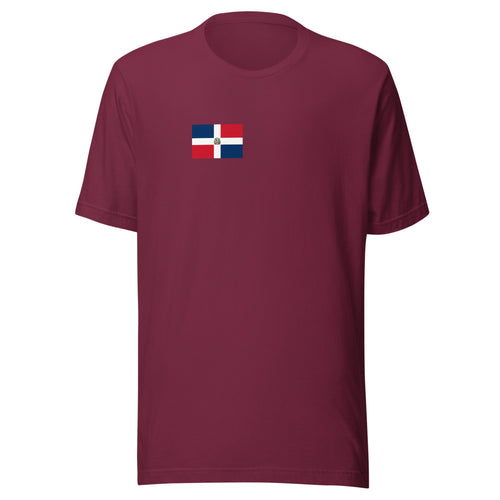 National Flag Shirts - Collection 10 Dominican Republic / S / Maroon