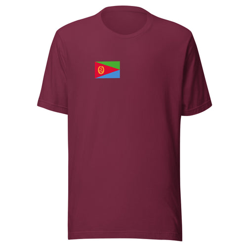 National Flag Shirts - Collection 11 Eritrea / S / Maroon