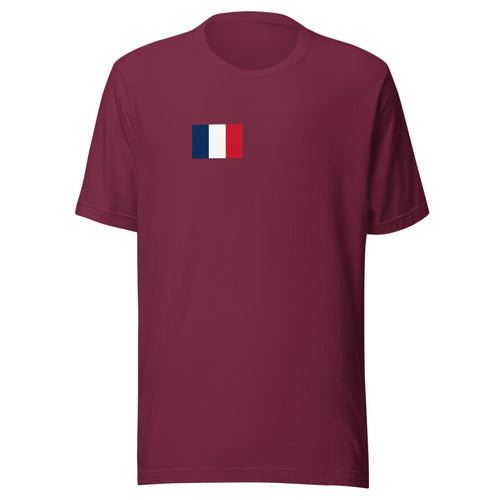 National Flag Shirts - Collection 12 France / S / Maroon