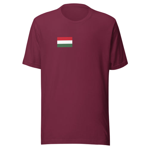 National Flag Shirts - Collection 15 Hungary / S / Maroon