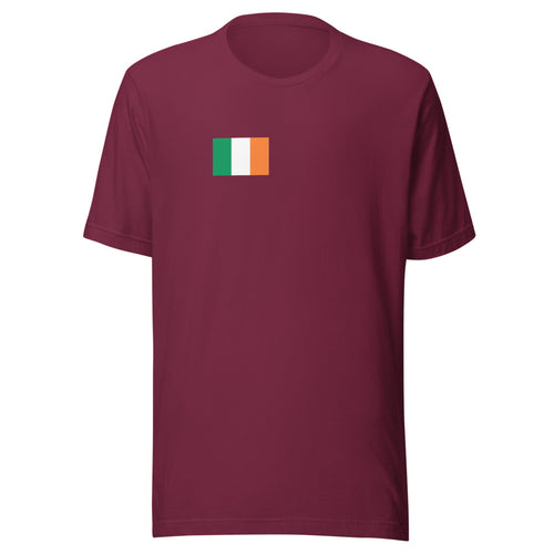 National Flag Shirts - Collection 15 Ireland / S / Maroon