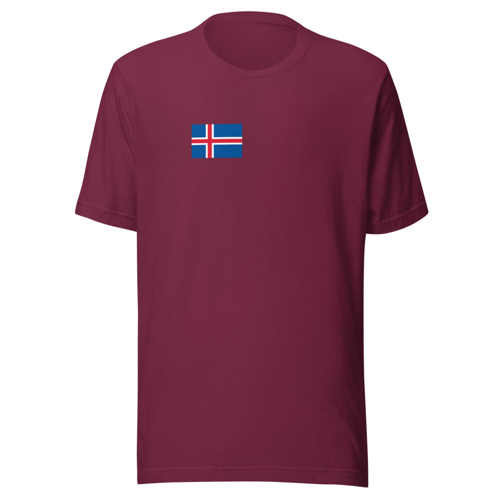 National Flag Shirts - Collection 16 Iceland mshirt-s