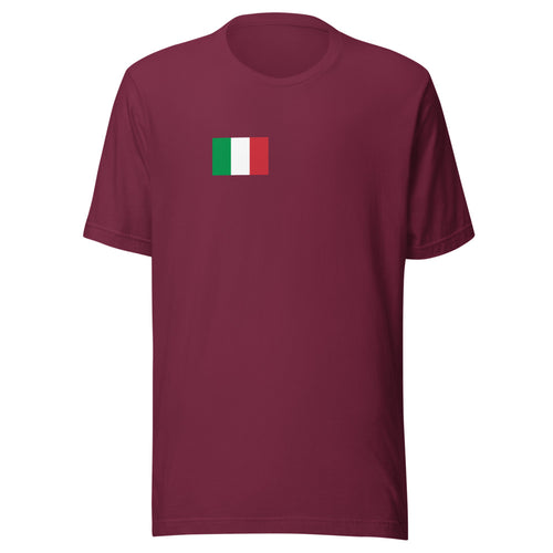 National Flag Shirts - Collection 17 Italy / S / Maroon