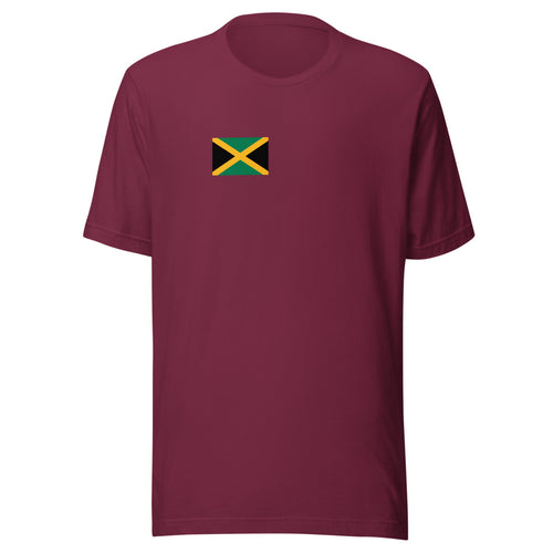 National Flag Shirts - Collection 17 Jamaica / S / Maroon