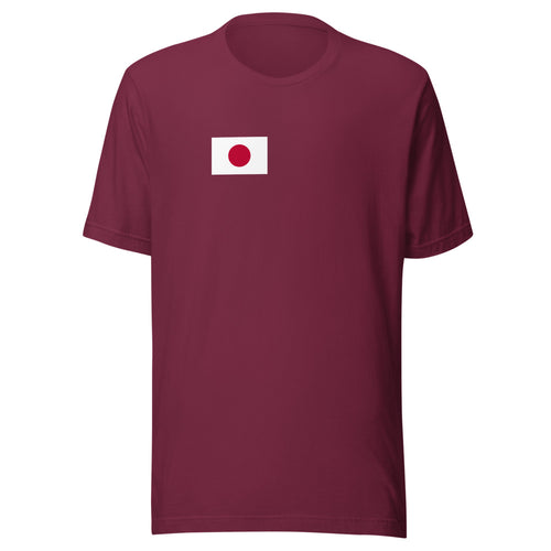 National Flag Shirts - Collection 17 Japan / S / Maroon