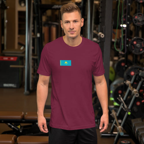 National Flag Shirts - Collection 19 Kazakhstan / S / Maroon