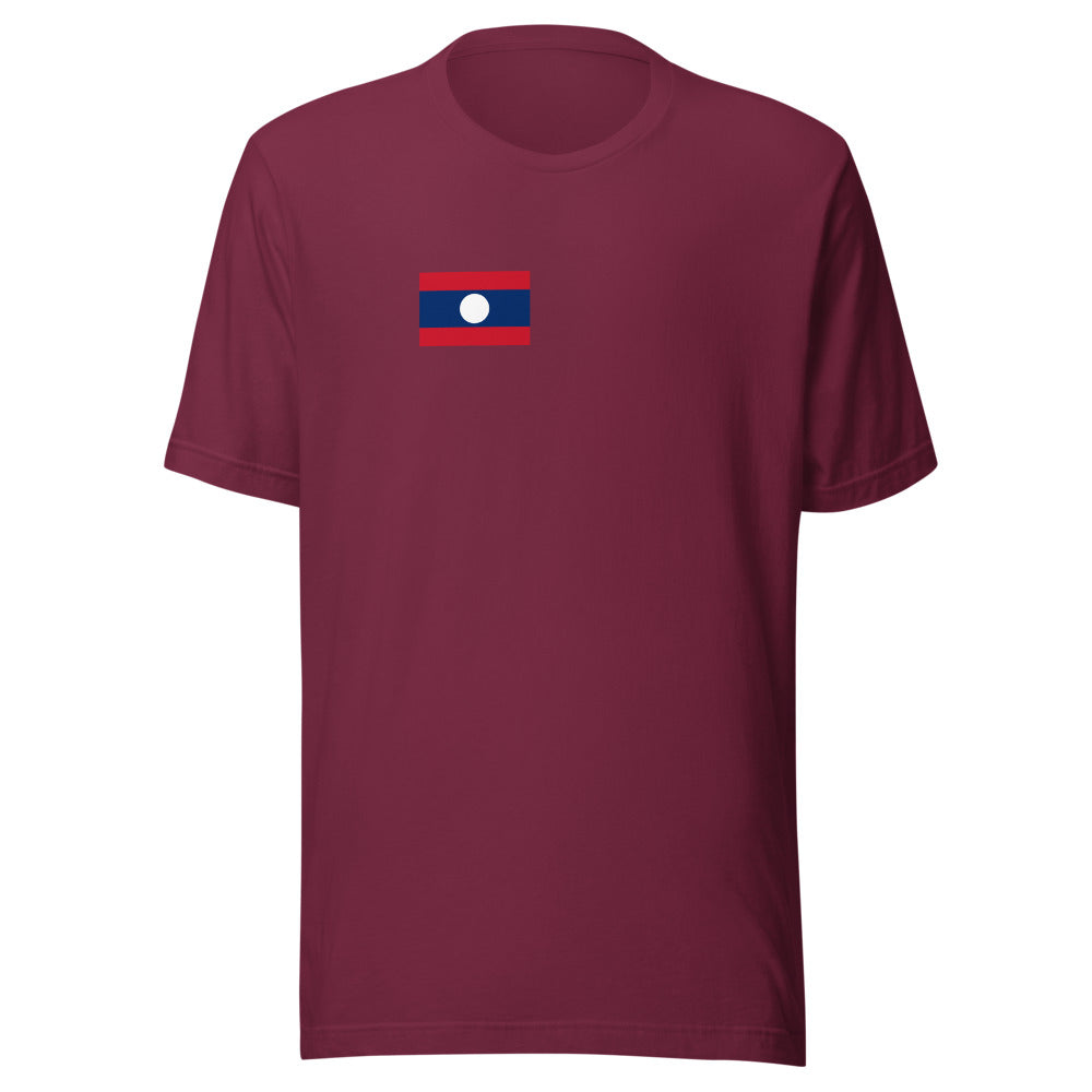 National Flag Shirts - Collection 19 Laos mshirt-s