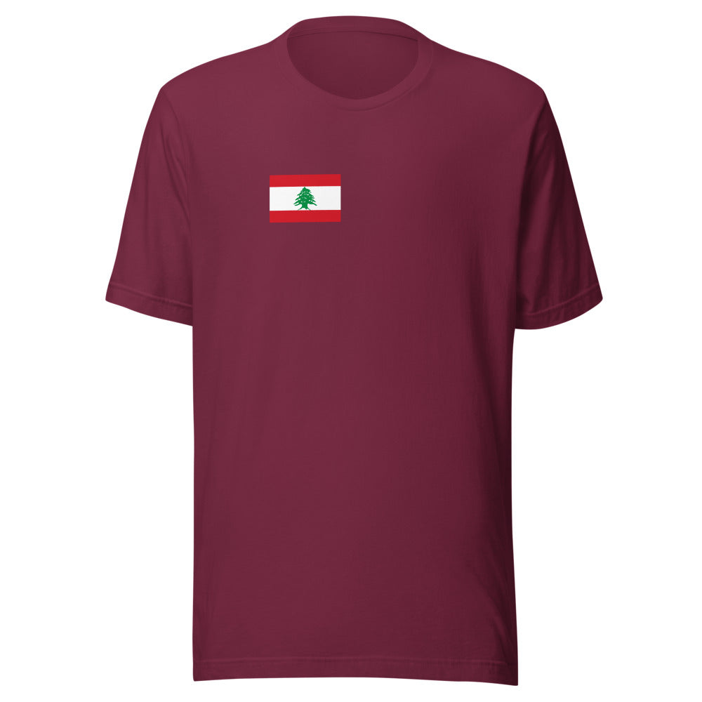 National Flag Shirts - Collection 20 Lebanon mshirt-s
