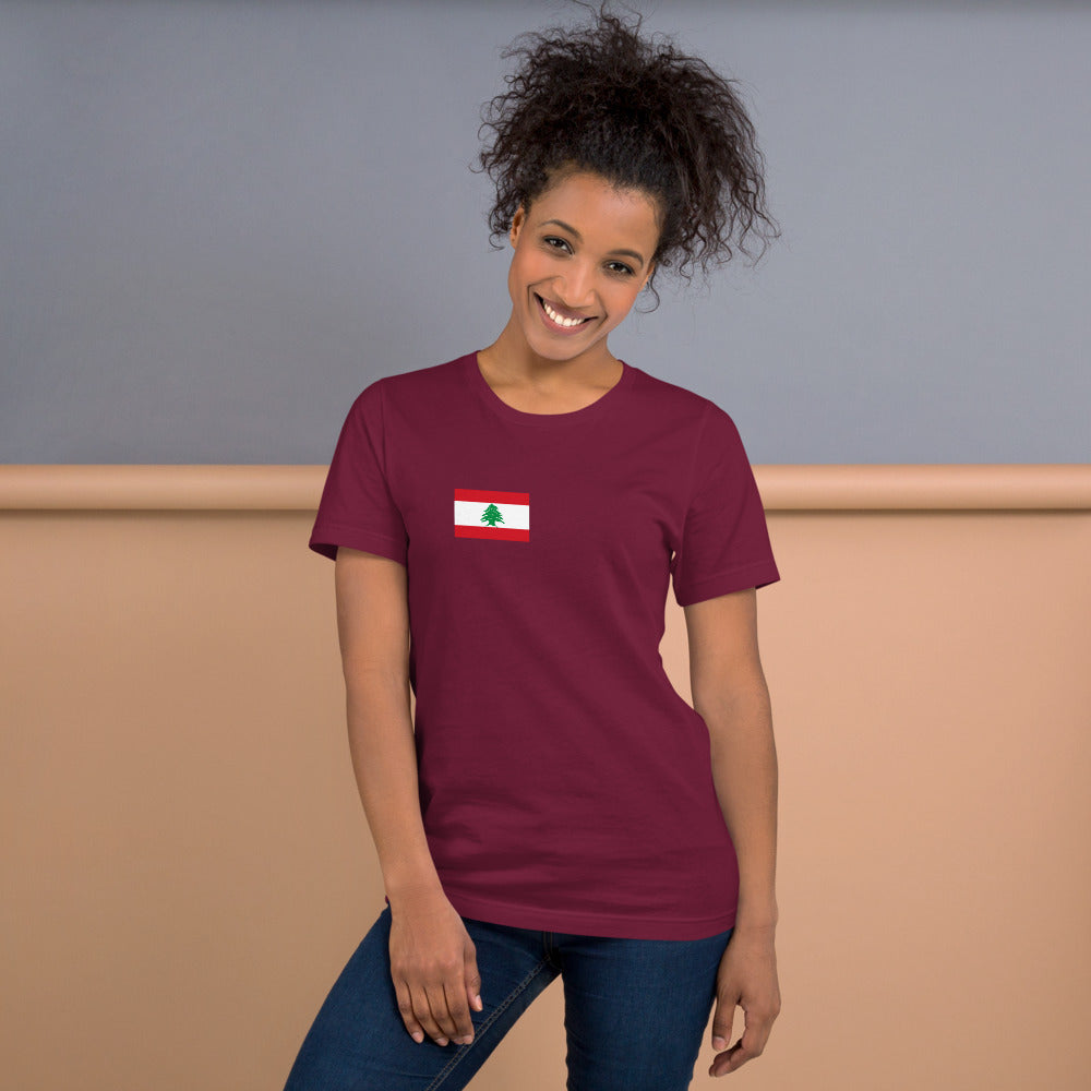 National Flag Shirts - Collection 20 Lebanon mshirt-m